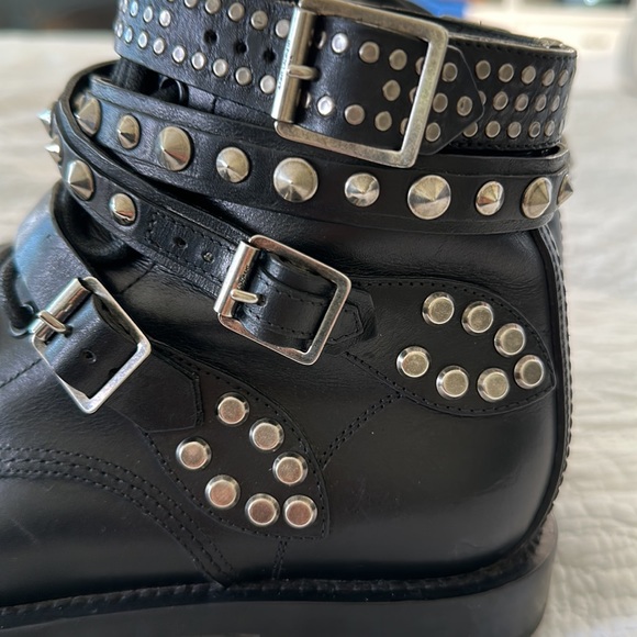 Saint Laurent Paris Moto boots. 37 1/2. Excellent condition - Picture 6 of 10